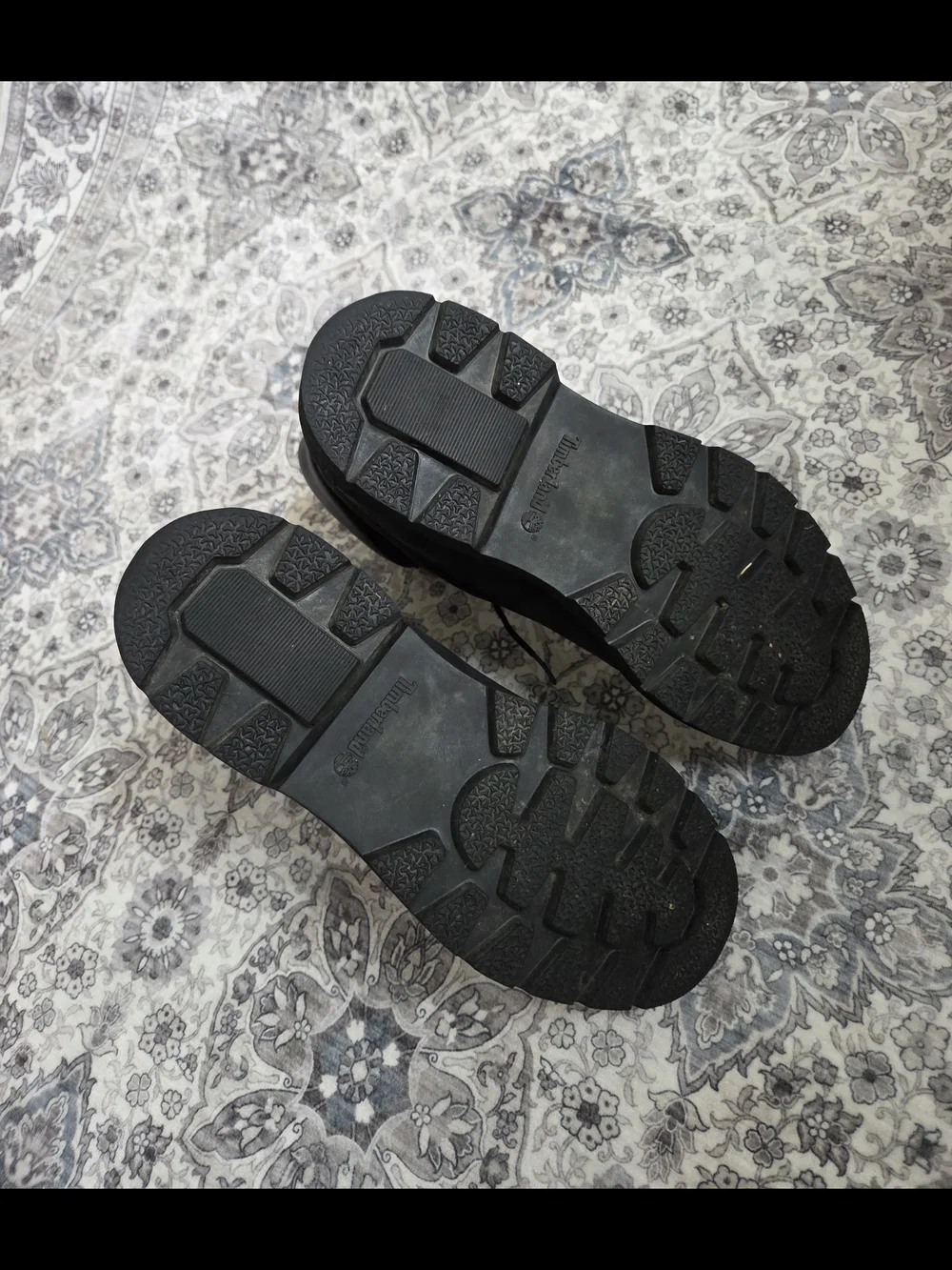 Timberland Black Lace-Up Work Boots